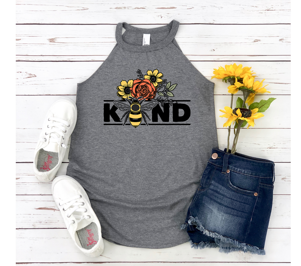 Be Kind Bee Rocker Tank