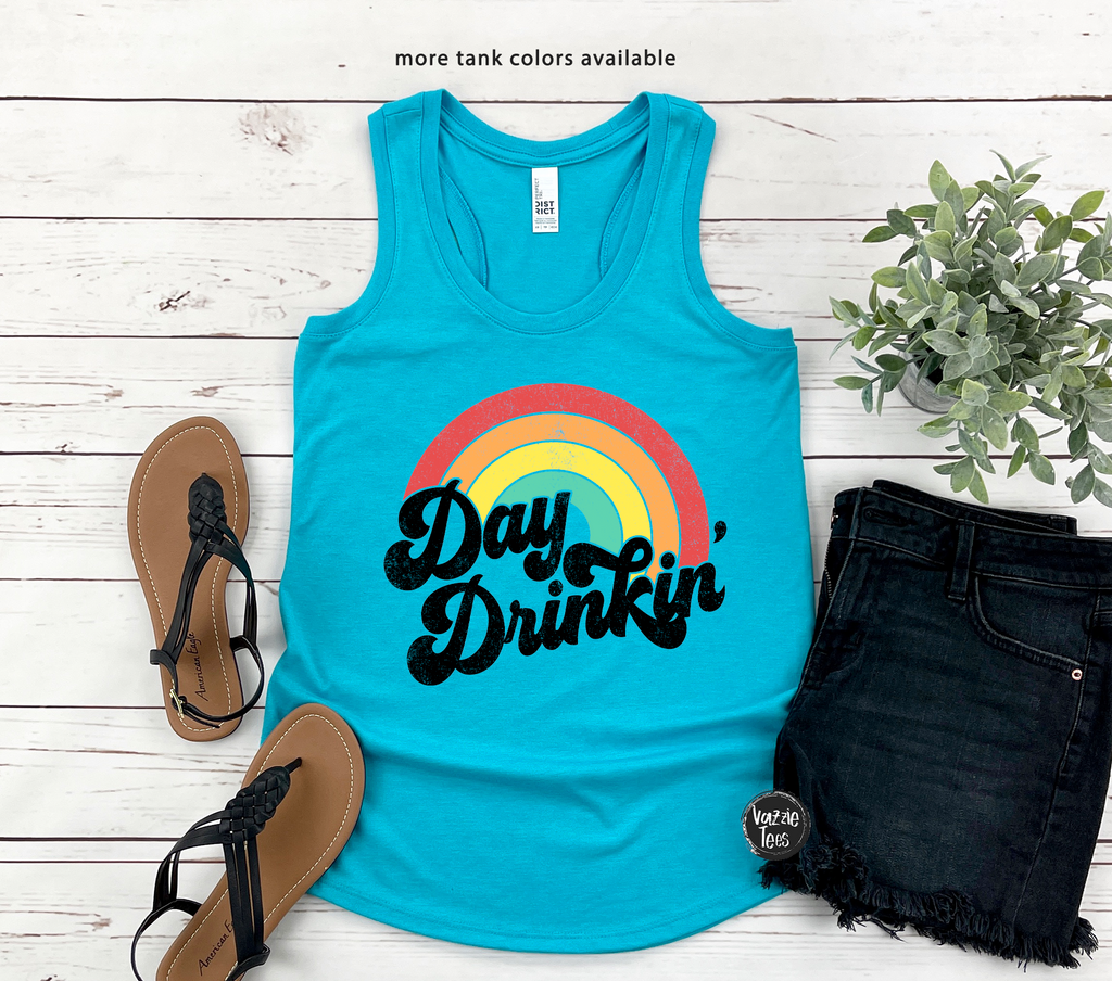 Day Drinkin' Racerback Tank Top