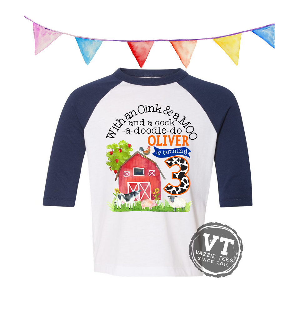 With an Oink and a Moo Farm Theme