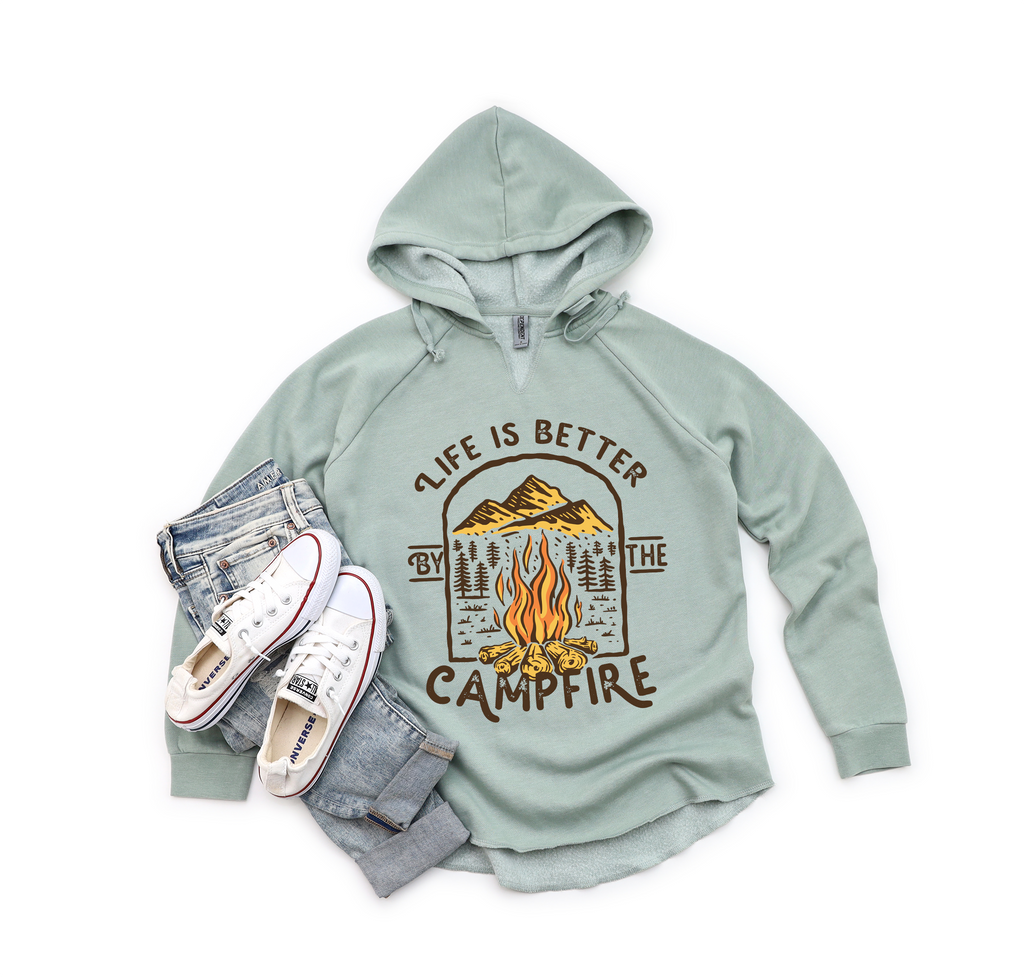 Life is Better at the Campfire Hooded Pullover