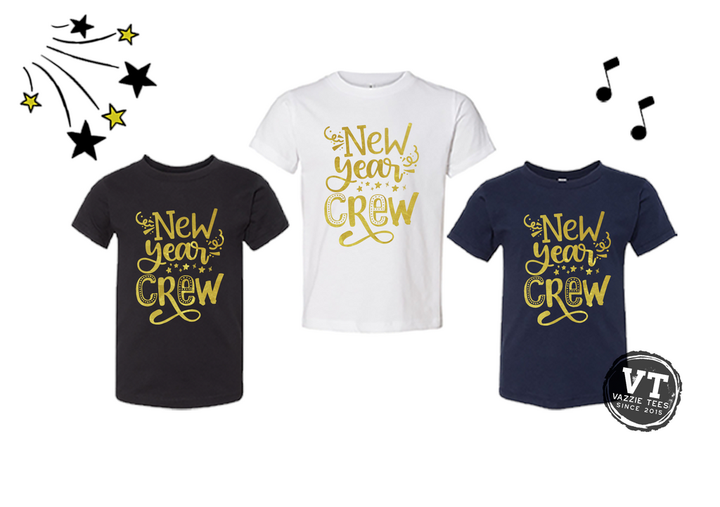 New Year Crew Shirt - Vazzie Tees