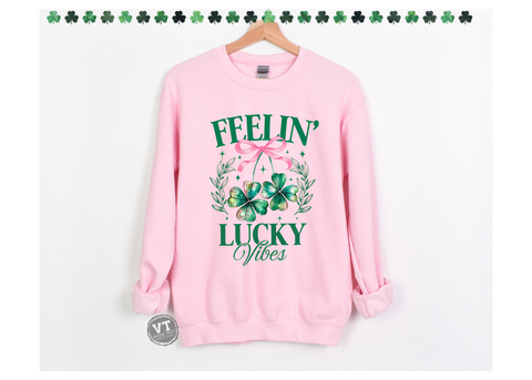 Feelin' Lucky Vibes Kids' Sweatshirt