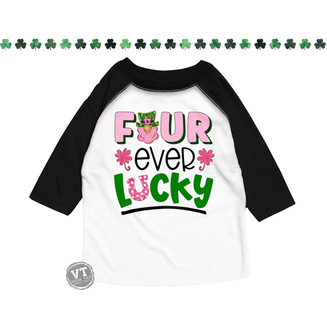 Feelin' Lucky Vibes Raglan Shirt