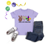 Peace Love Mardi Gras Kids & Adult Tees