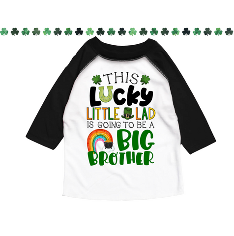 Feelin' Lucky Vibes Raglan Shirt