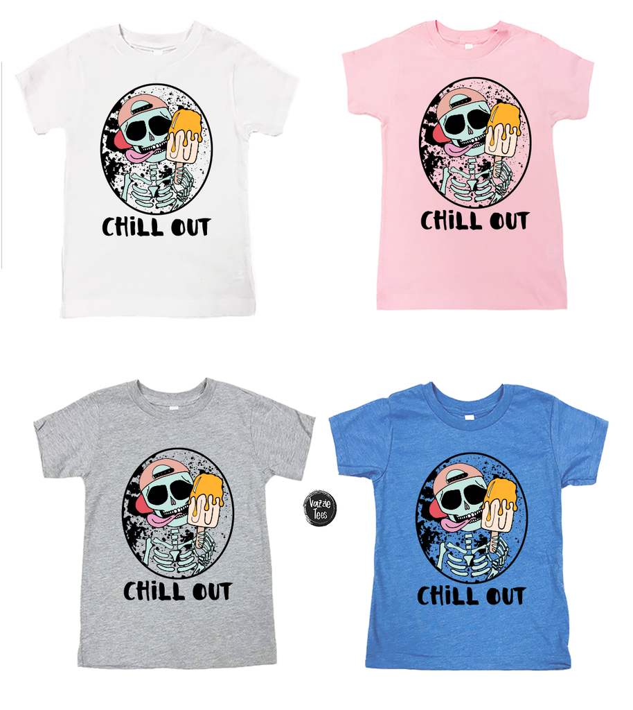 "Chill Out" - Kids & Adult Tees, Vazzie Tees 