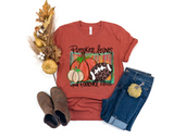 Pumpkin Leaves & Football Please Shirt