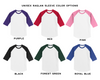 Hello Third Grade Rainbow Raglan