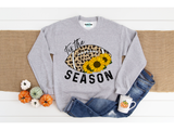 Tis the Season Sunflower Football Pullover