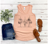 You Belong Among the Wildflowers Racerback Tank Top